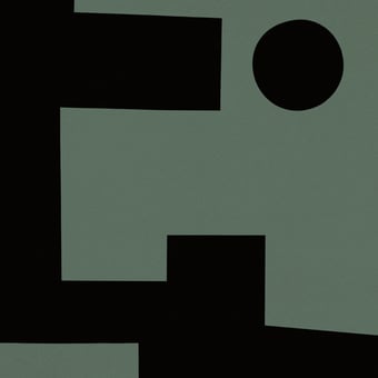 Velours Barbican Vert et Noir Babel Brune