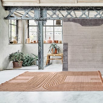 Flow 1 Rug Rose Brumeux Serge Lesage