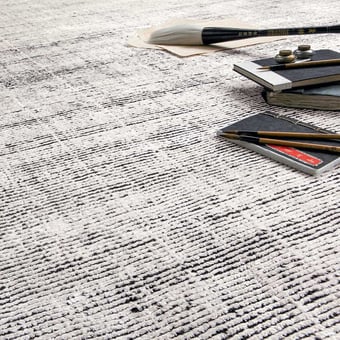 Sutton Rug Noir & Blanc Serge Lesage