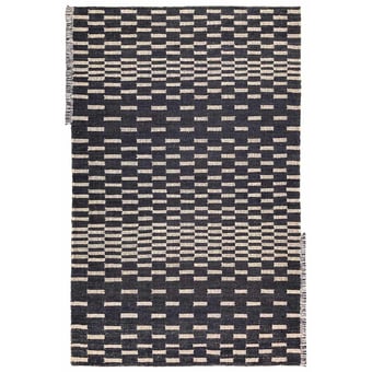 Vibration 2 Rug Noir & Blanc Serge Lesage