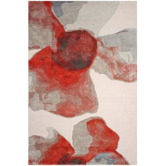 Teppich Coleen Rouge Pivoine Serge Lesage