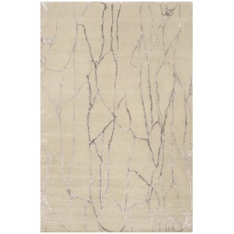 Craquel Rug Gris Crème Serge Lesage