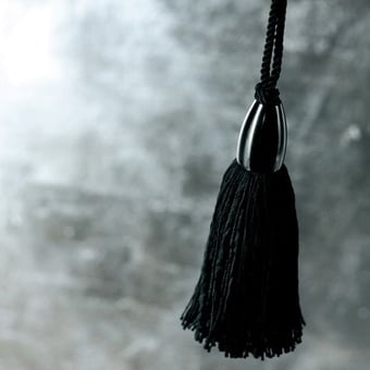 Minos Key tassel Ecru Houlès