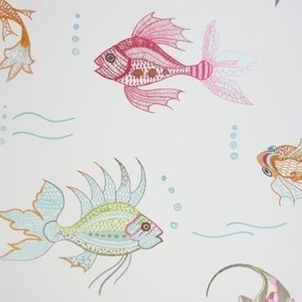 Papel pintado Aquarium Noir Nina Campbell