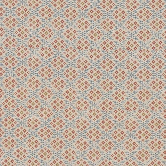 Tessuto Grantly Indigo/Red GP & J Baker