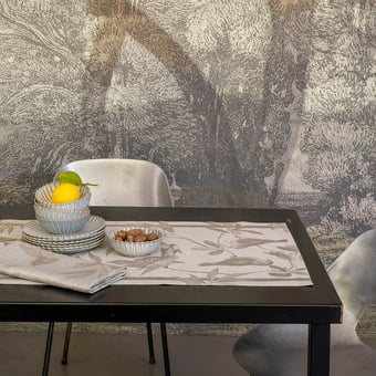 Servilleta de table Volière Végétal Le Jacquard Français