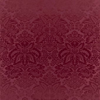 Stoff Tarleton Damask Burgundy Ralph Lauren