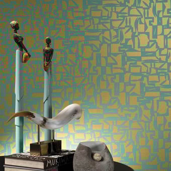 Pigmeo Wallpaper Argenté JV Italian Living