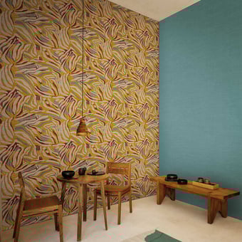 Hutu Wall Covering Argenté JV Italian Living