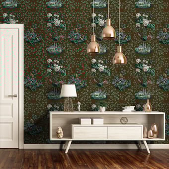 Papier peint Secrets du Hameau Pourpre Papier français 