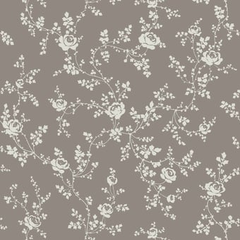 Papier peint Rose Blanche Lunaire Papier français 