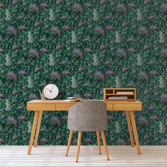 Papier peint Lilas Fleuris Berlin Papier français 