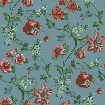 Carta da parati Fleurs de Murano Griotte Papier français 