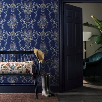 Luxembourg adhesive wallpaper Navy Rifle Paper Co.