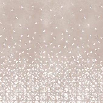 Tangram Terracotta Blanc Panel 150x330 cm - 3 lés - côté gauche Isidore Leroy