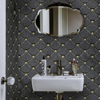 Echelle Wall Covering Caviar Wall&decò