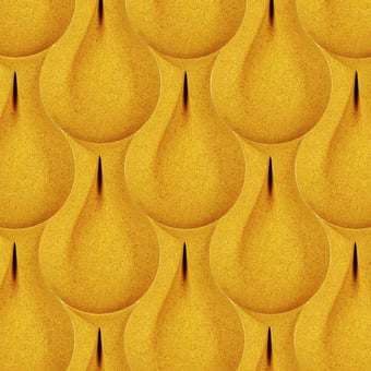 Revestimiento mural acoustique Drop Yellow Muratto