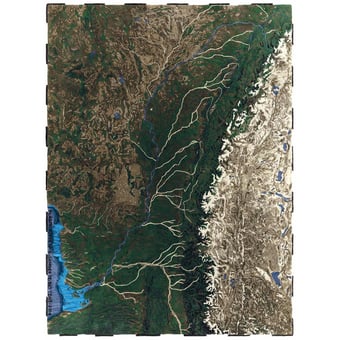 Alfombras Plastic Rivers Ganges Ganges Gan Rugs