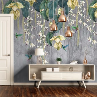 Carta da parati murale Trailinog Orchid Yellow orchids Osborne and Little