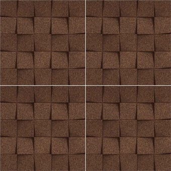 Revestimiento mural acoustique Minichock Aubergine Muratto
