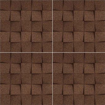 Rivestimento murale acoustique Minichock Aubergine Muratto