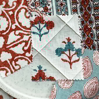 Tessuto Elbury Indigo GP & J Baker