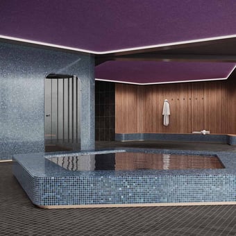 Marble and More 2,5 R10 Mosaic Labradorit blue Agrob Buchtal