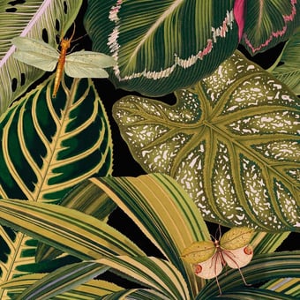 Amazonia Fabric Green/Black Mindthegap