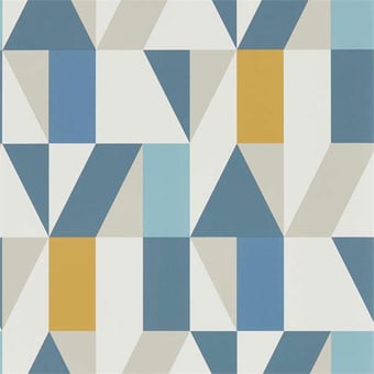 Papier peint Nuevo Indigo/Slate/Satsuma Scion