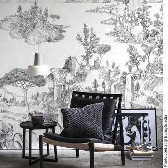 Citée Rêvée Panel 150x330 cm - 3 lés - Partie A Isidore Leroy