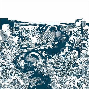 Eternelles Original Panel 150x330 cm - 3 lés - côté gauche Isidore Leroy