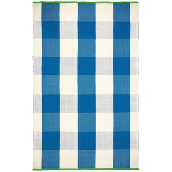 Tappeti Saliya Outdoor Cobalt Cobalt Designers Guild