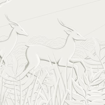 Les Trois Antilopes Panel Lin Les Dominotiers