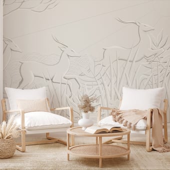 Les Trois Antilopes Panel Lin Les Dominotiers