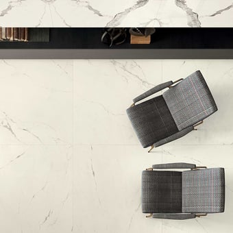 Gres porcellanato Bianco Luce carré Bianco Luce glossy Cotto d'Este