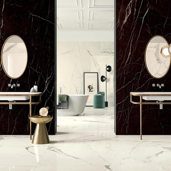 Gres porcellanato Bianco Statuario carré Bianco Statuario glossy Cotto d'Este