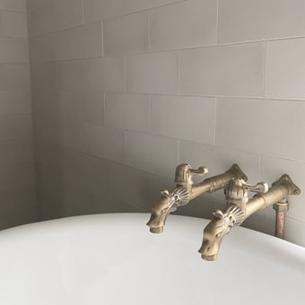 Piastrella di cemento pavimentoid Bricks Ivory Marrakech Design