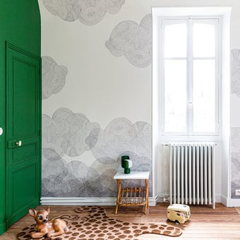 Revestimiento mural Toile Cloudy Cloudy Bien Fait