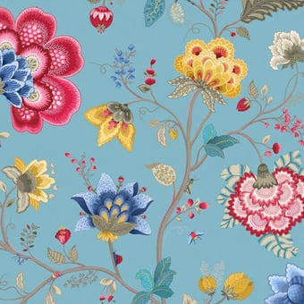 Papel pintado Floral Fantasy Dark/Blue Pip Studio