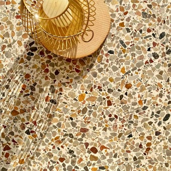Carreau Terrazzo Bologna Rose De Tegel