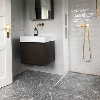Carreau ciment Dandelion Aqua|Milk Marrakech Design