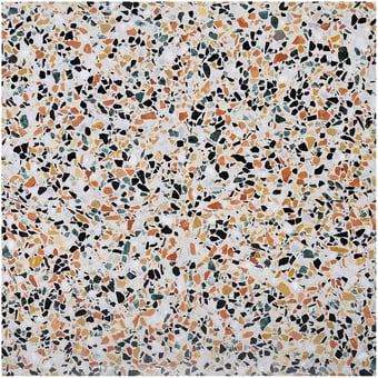 Carreau terrazzo Aganippe 01 Teracotta Carodeco