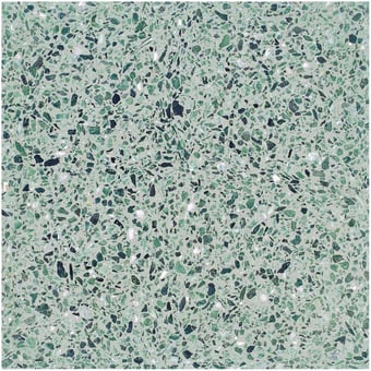 Baldosa terrazo Aganippe 17 Green Carodeco
