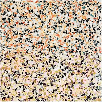 Carreau terrazzo Aganippe 02 Teracotta Carodeco