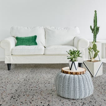 Baldosa terrazo Roma Anthracite Carodeco