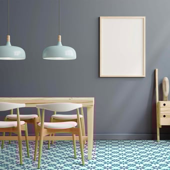 Piastrella di cemento Monochrome Cobalt Carodeco