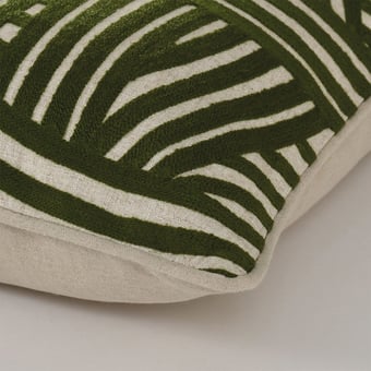 Coussin Caravane Kaki Maison Casamance