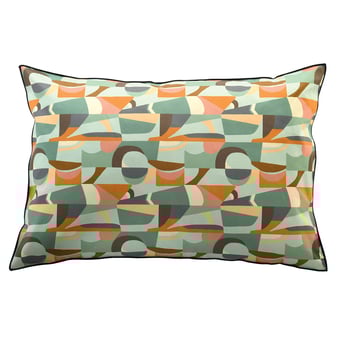 Coussin Fascination Satin Céladon Maison Casamance
