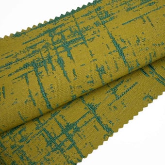 Tissu Otani Lichen/Slate Harlequin