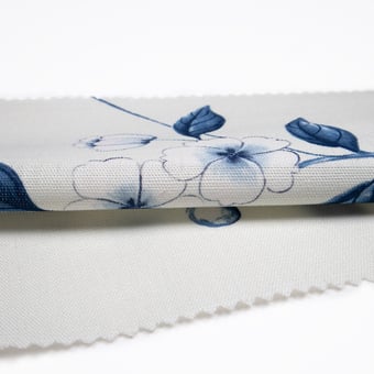 Tissu Pavilion Indigo Sanderson